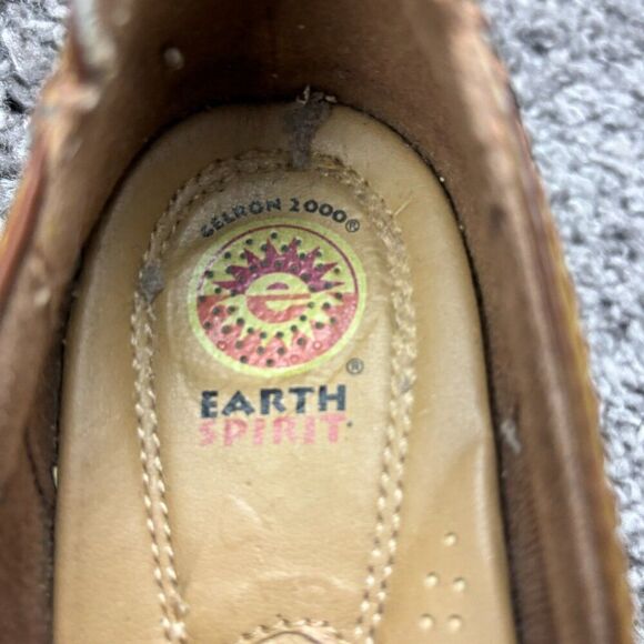 Earth Spirit Tan Leather Mary Jane Flats - Picture 7 of 11